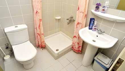 İstanbul Teknik Üniversitesi Gök Erkek Öğrenci Yurdu Banyo ve Duş